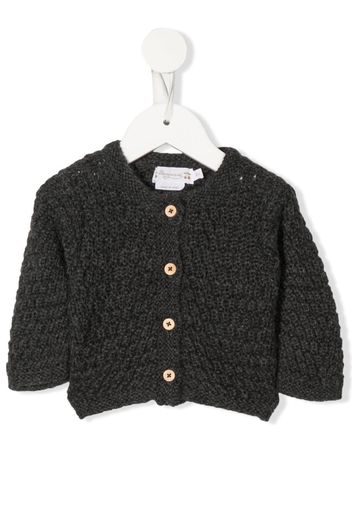 Bonpoint chunky knitted cardigan - Grey