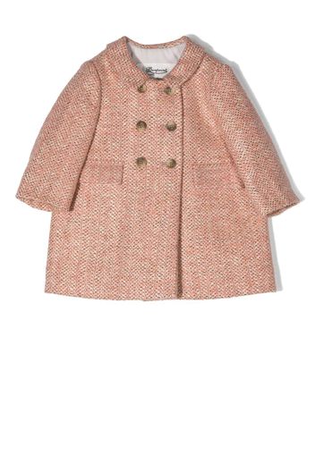 BONPOINT double-breasted wool coat - Pink