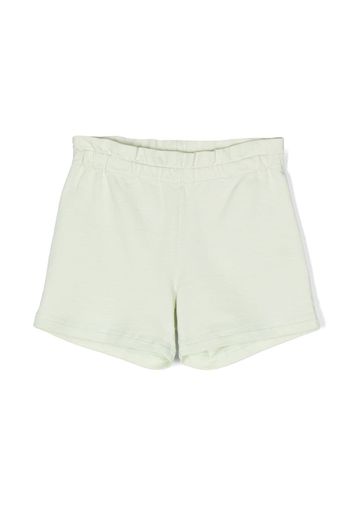 Bonpoint elasticated-waist jersey shorts - Green