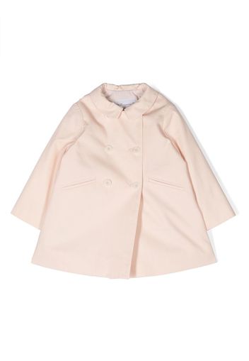 Bonpoint double-breasted cotton coat - Neutrals