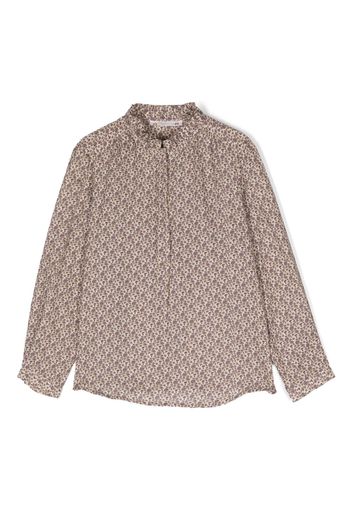 Bonpoint graphic-print long-sleeved shirt - Neutrals