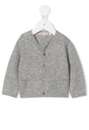 Bonpoint V-neck cardigan - Grey