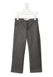 straight-leg virgin wool trousers