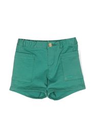 Bonpoint Nateo embroidered-logo shorts - Green