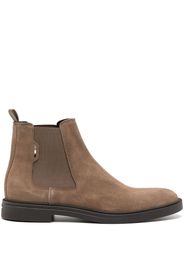 BOSS Calev elasticated-panels suede boots - Neutrals