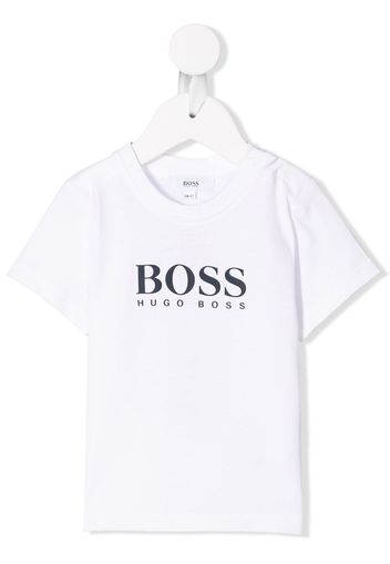 Boss Kids logo T-shirt - White