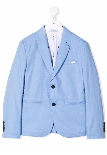 BOSS Kidswear classic tailored blazer - Blue