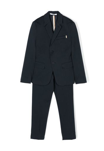 BOSS Kidswear single-breasted suit - Blue