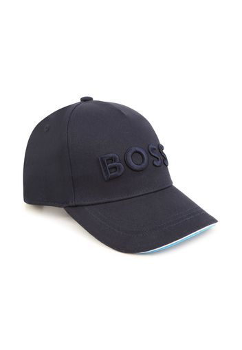 BOSS Kidswear logo-embroidered baseball cap - Blue