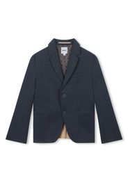 BOSS Kidswear single-breasted notched-lapel blazer - Blue