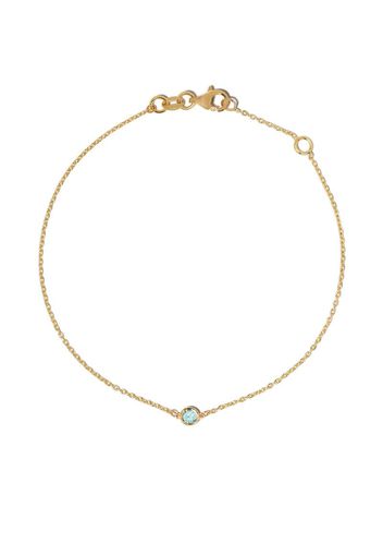 18kt yellow gold Eyes Wide Shut aquamarine bracelet