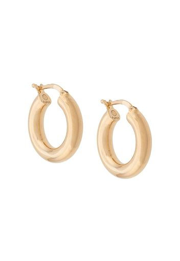 polished hoop earrings