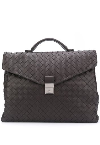 Intrecciato-weave holdall