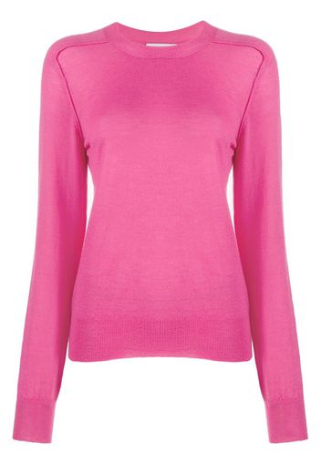 long-sleeve knitted top