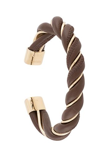 twisted leather bracelet