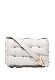 White Cassette Intreccio shoulder bag