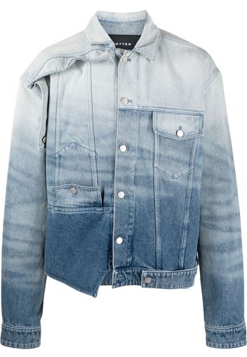 Botter whiskering-effect denim jacket - Blue