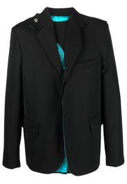 Botter concealed-front fastening blazer - Black