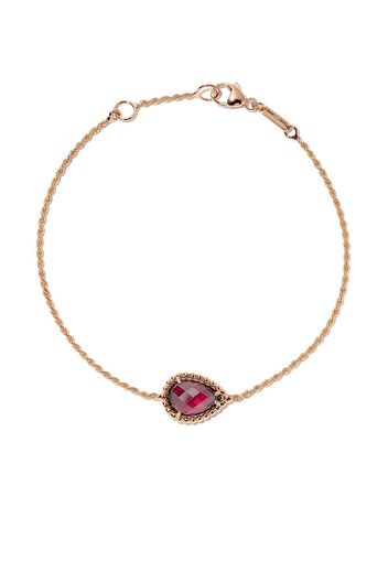 Boucheron 18kt rose gold Serpent Bohème rhodolite bracelet - Pg