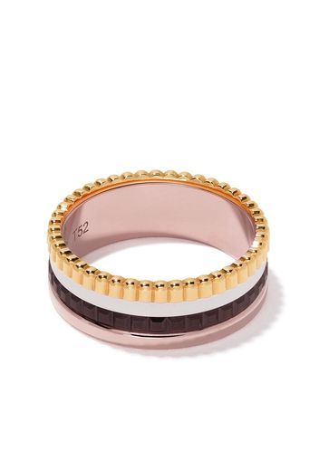 Boucheron 18kt yellow, rose, and white gold Quatre Classique small ring - 3G