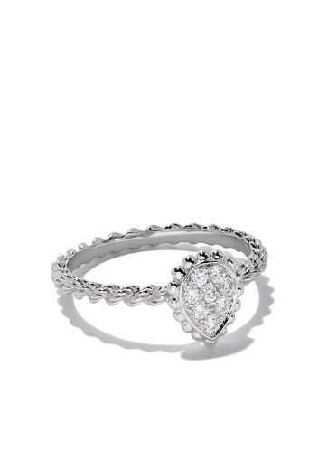 Boucheron 18kt white gold Diamond Serpent Bohème XS ring - Wg