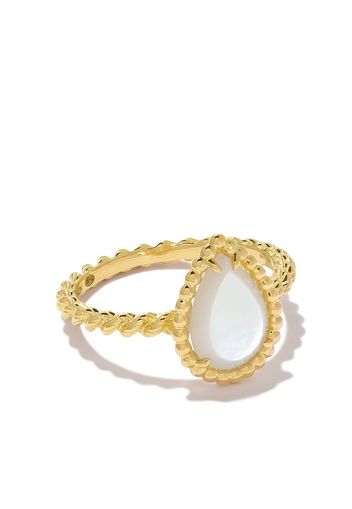 Boucheron 18kt yellow gold Serpent Bohème mother-of-pearl ring - Yg