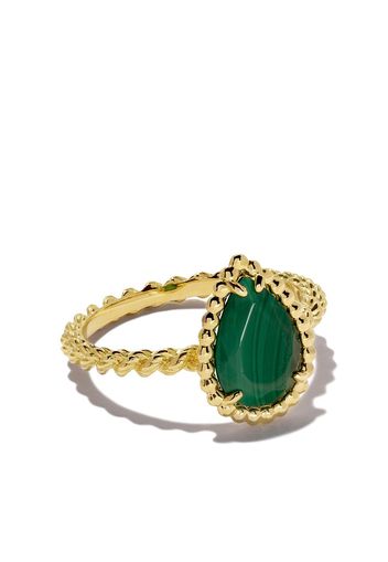 Boucheron 18kt yellow gold Serpent Bohème malachite ring - Yg