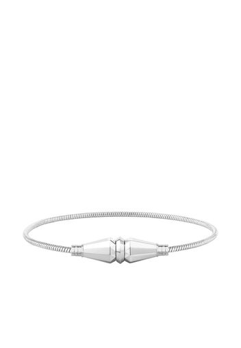 Boucheron 18kt white gold Jack de Boucheron single wrap bracelet - Wg