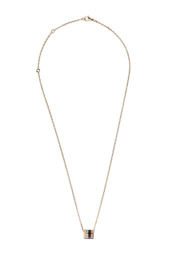 Boucheron 18kt white, yellow and rose gold Quatre Mini Ring pendant necklace - 3G