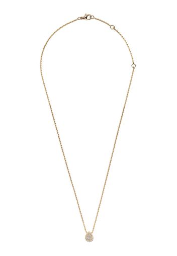Boucheron 18kt yellow gold Serpent Bohème diamond XS motif pendant necklace - Yg