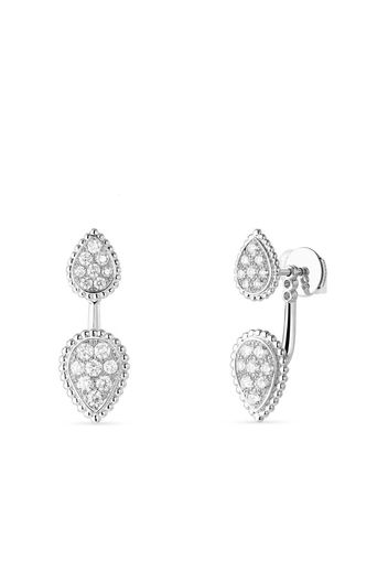 18kt white gold diamond Serpent Bohème single earring