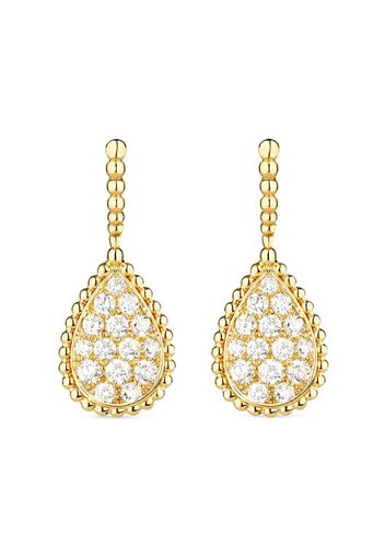 18kt yellow gold diamond Serpent Bohème earrings