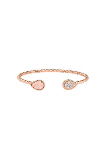 Boucheron 18kt rose gold Serpent Bohème diamond bracelet - Pink