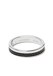 18kt white gold Quatre Black Edition black PVD wedding band