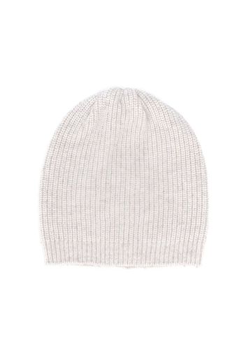 ribbed beanie hat