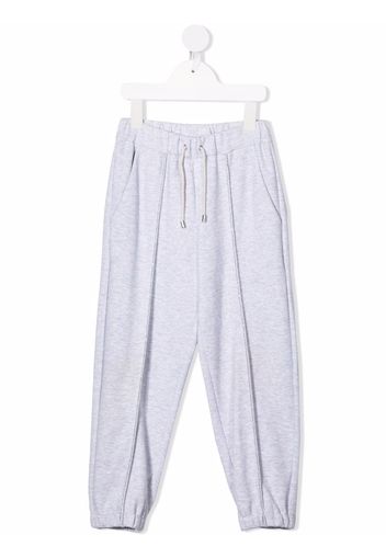 Brunello Cucinelli Kids drawstring-waist joggers - Grey