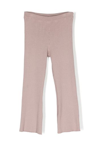 Brunello Cucinelli Kids straight-leg knitted trousers - Pink
