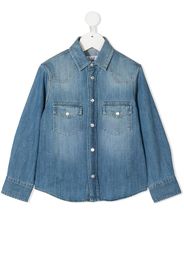 two-pocket denim shirt