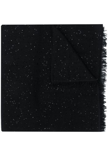 Brunello Cucinelli sequin embellished scarf - Black