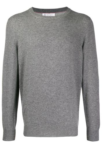 Brunello Cucinelli crew-neck cashmere sweater - Grey