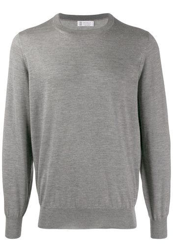 Brunello Cucinelli crew neck sweater - Grey