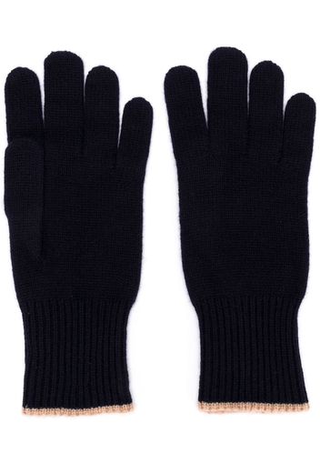 Brunello Cucinelli cashmere gloves - Blue