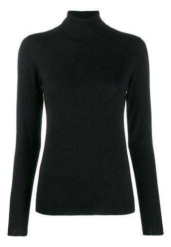 Brunello Cucinelli fitted roll-neck sweater - Black