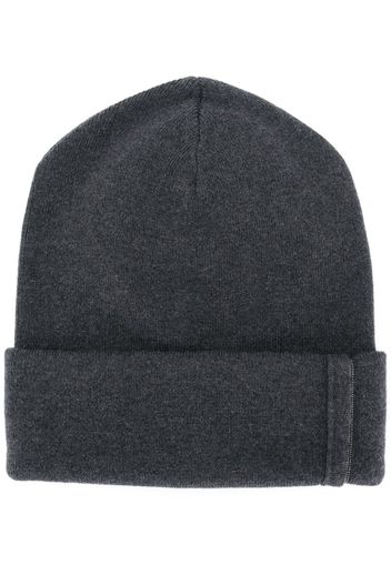 Brunello Cucinelli ribbed knitted beanie - Grey