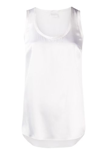 plain crew-neck tank top