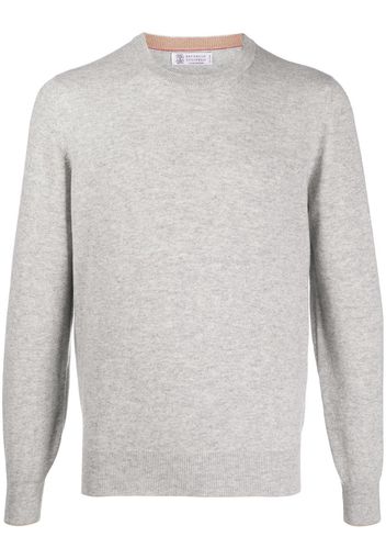 crew-neck cashmere pullover