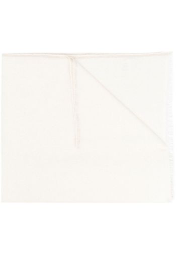 Brunello Cucinelli metallic trim scarf - White