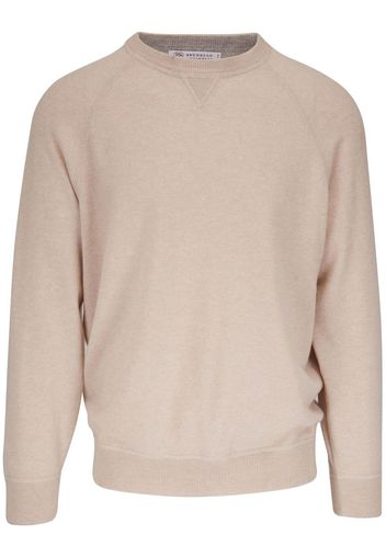 Brunello Cucinelli round-neck knit jumper - Neutrals