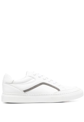 Brunello Cucinelli low-top lace-up sneakers - White