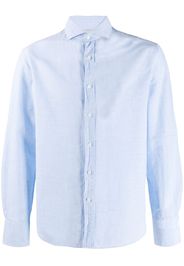 Brunello Cucinelli chambray shirt - Blue